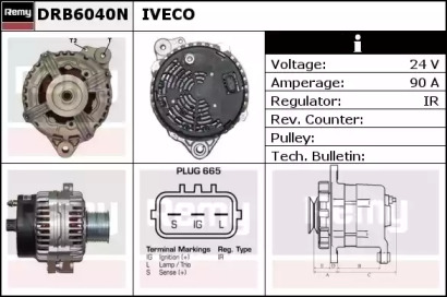 Генератор REMY DRB6040N