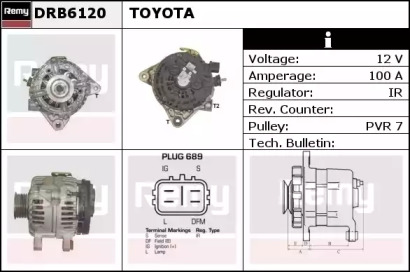 Генератор REMY DRB6120