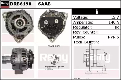 Генератор REMY DRB6190