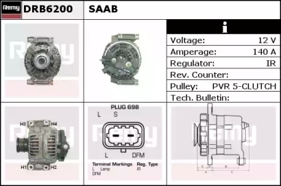 Генератор REMY DRB6200