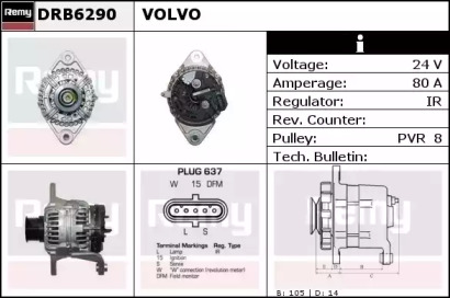 Генератор REMY DRB6290