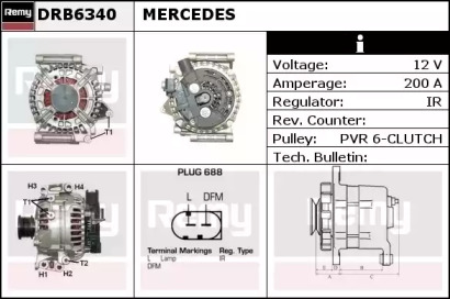 Генератор REMY DRB6340