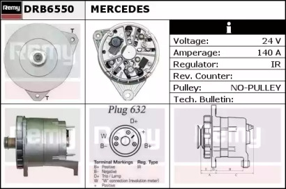 Генератор REMY DRB6550