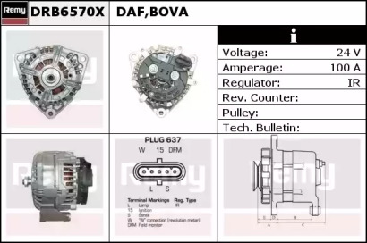 Генератор REMY DRB6570X