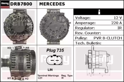 Генератор REMY DRB7800