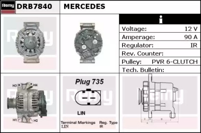 Генератор REMY DRB7840