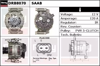 Генератор REMY DRB8070