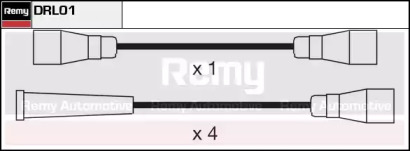 Комплект проводов зажигания REMY DRL01