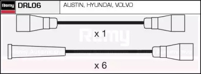 Комплект проводов зажигания REMY DRL06