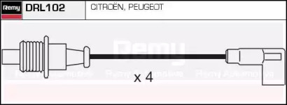 Комплект проводов зажигания REMY DRL102