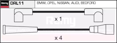 Комплект проводов зажигания REMY DRL11