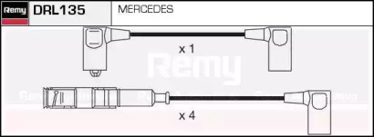 Комплект проводов зажигания REMY DRL135