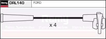 Комплект проводов зажигания REMY DRL140