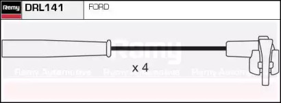 Комплект проводов зажигания REMY DRL141