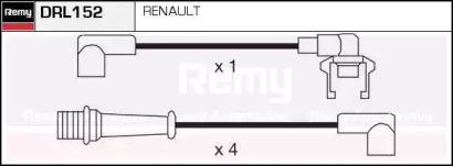 Комплект проводов зажигания REMY DRL152