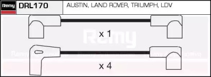 Комплект проводов зажигания REMY DRL170