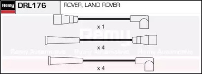 Комплект проводов зажигания REMY DRL176