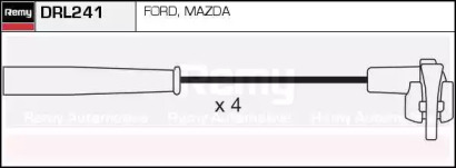 Комплект проводов зажигания REMY DRL241