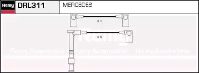 Комплект проводов зажигания REMY DRL311