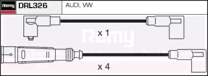 Комплект проводов зажигания REMY DRL326