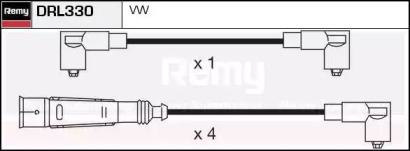 Комплект проводов зажигания REMY DRL330