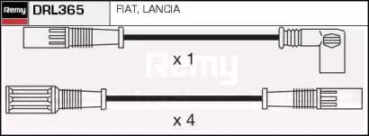 Комплект проводов зажигания REMY DRL365