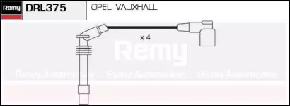 Комплект проводов зажигания REMY DRL375