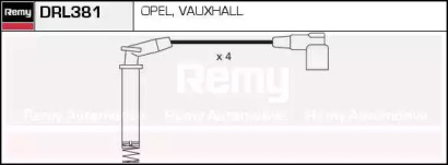 Комплект проводов зажигания REMY DRL381