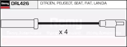 Комплект проводов зажигания REMY DRL426