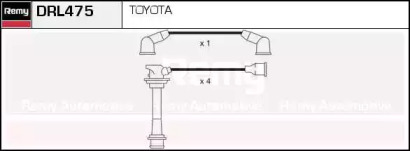 Комплект проводов зажигания REMY DRL475