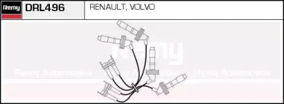 Комплект проводов зажигания REMY DRL496