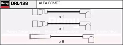 Комплект проводов зажигания REMY DRL498