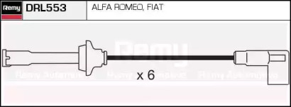 Комплект проводов зажигания REMY DRL553
