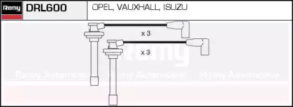 Комплект проводов зажигания REMY DRL600