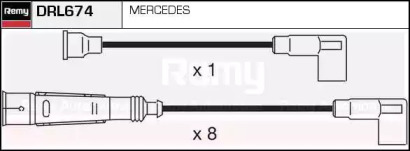 Комплект проводов зажигания REMY DRL674