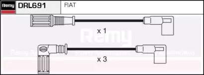 Комплект проводов зажигания REMY DRL691