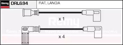 Комплект проводов зажигания REMY DRL694