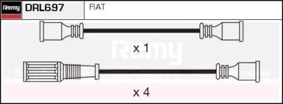 Комплект проводов зажигания REMY DRL697