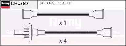 Комплект проводов зажигания REMY DRL727