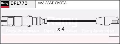 Комплект проводов зажигания REMY DRL776