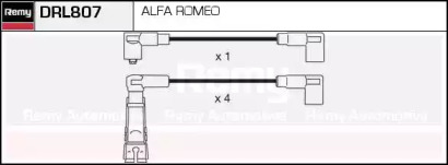 Комплект проводов зажигания REMY DRL807