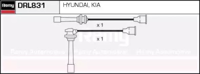 Комплект проводов зажигания REMY DRL831