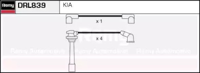 Комплект проводов зажигания REMY DRL839