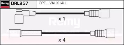 Комплект проводов зажигания REMY DRL857