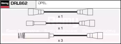 Комплект проводов зажигания REMY DRL862