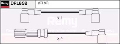 Комплект проводов зажигания REMY DRL898