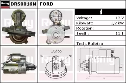Стартер REMY DRS0016N