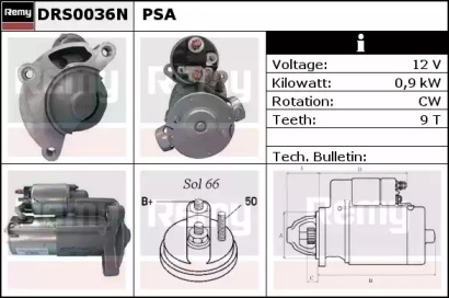 Стартер REMY DRS0036N
