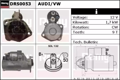 Стартер REMY DRS0053