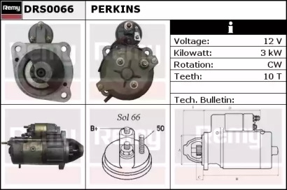 Стартер REMY DRS0066